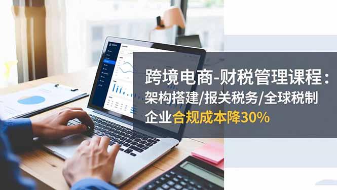 跨境电商-财税管理课程：架构搭建/报关税务/全球税制，企业合规成本降30%Tiktok学堂TikTiok学堂